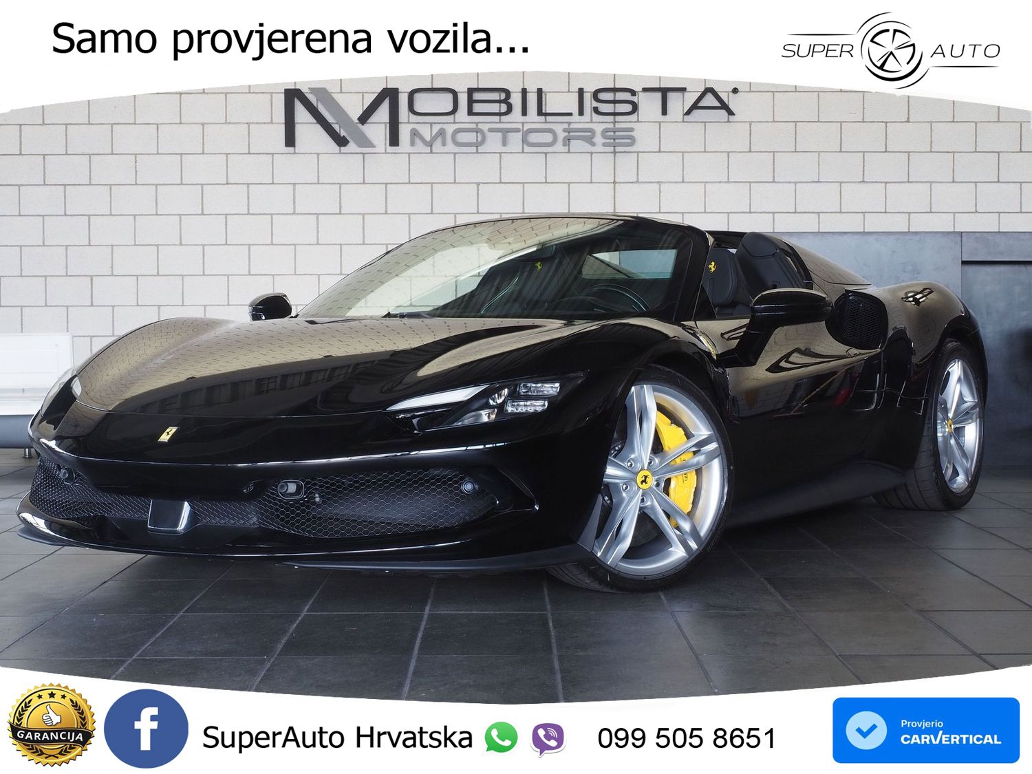 Ferrari 296 GTS 3.0 V6 (830 KS) F1 DCT