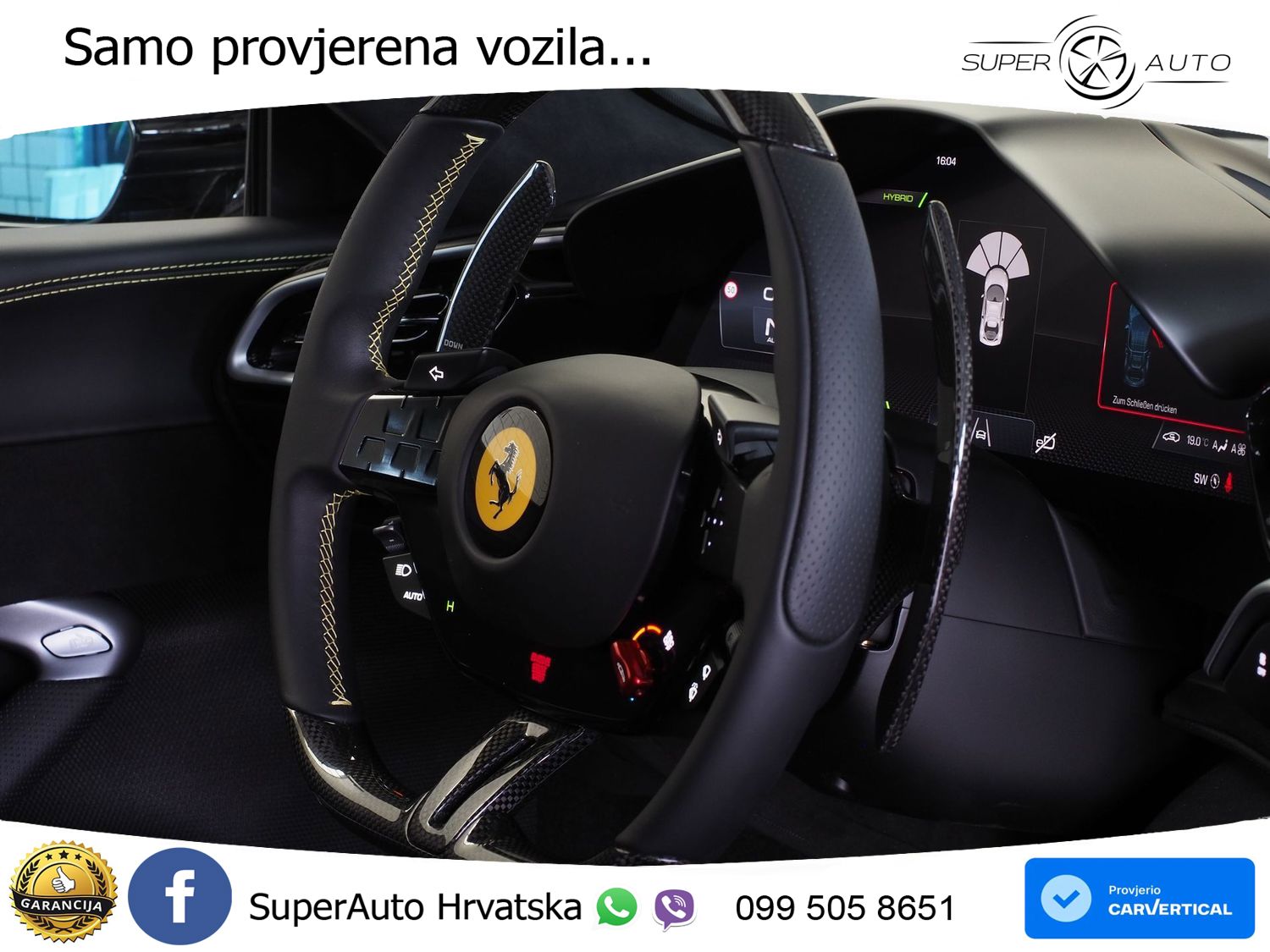 Ferrari 296 GTS 3.0 V6 (830 KS) F1 DCT
