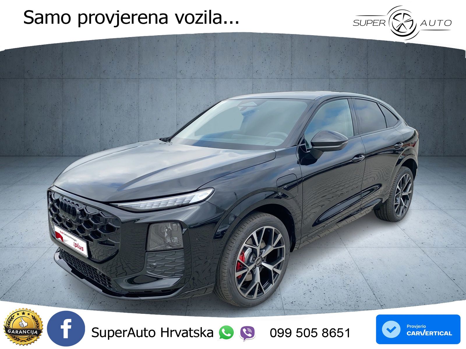 Audi Q3 Sportback 1.5 TFSIe (272 KS) S tronic S line LED+GR SJED+ACC