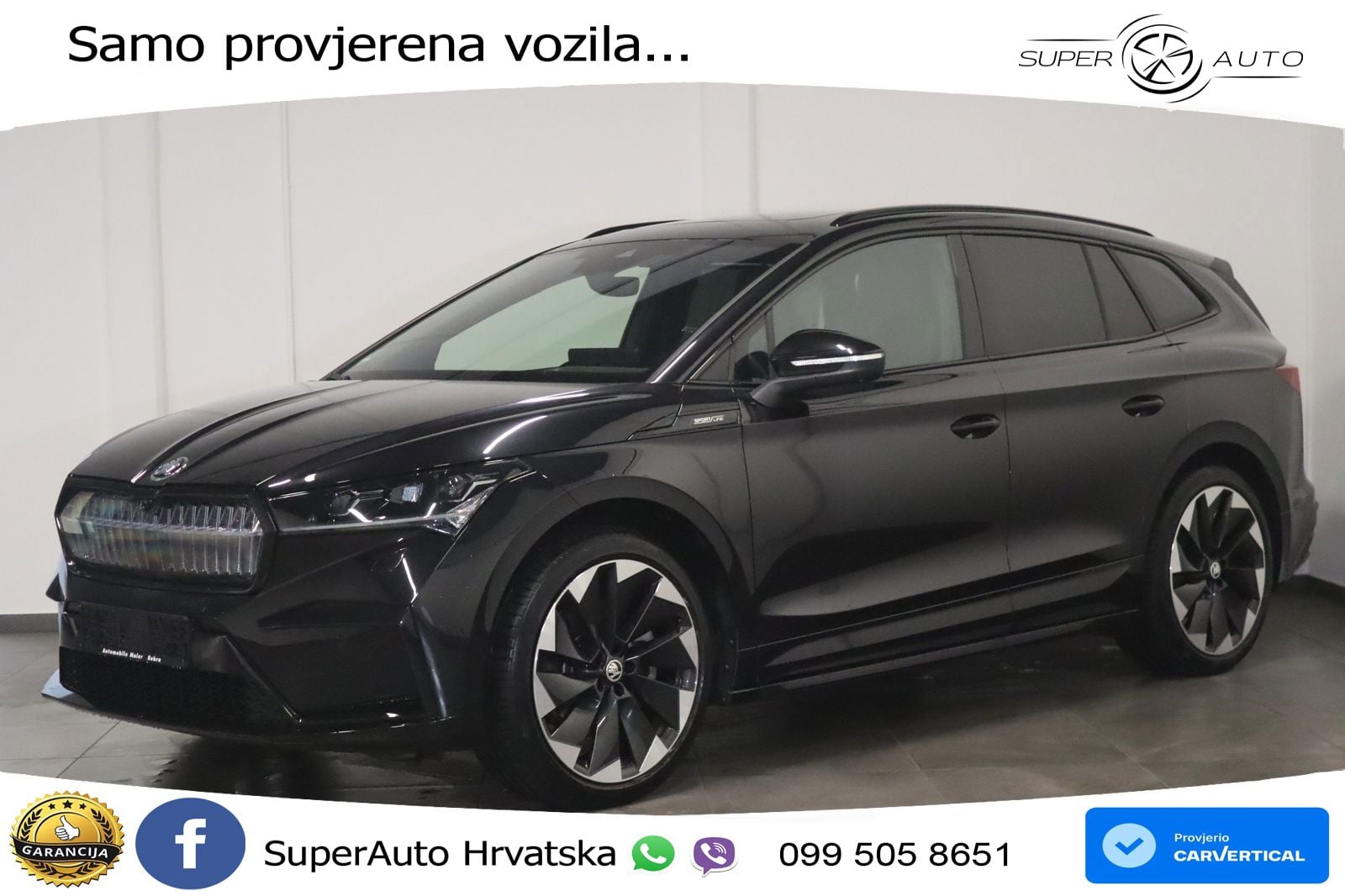 Škoda Enyaq iV 80x 82 kWh (265 KS) AWD SportLine LED+GR SJED+ACC