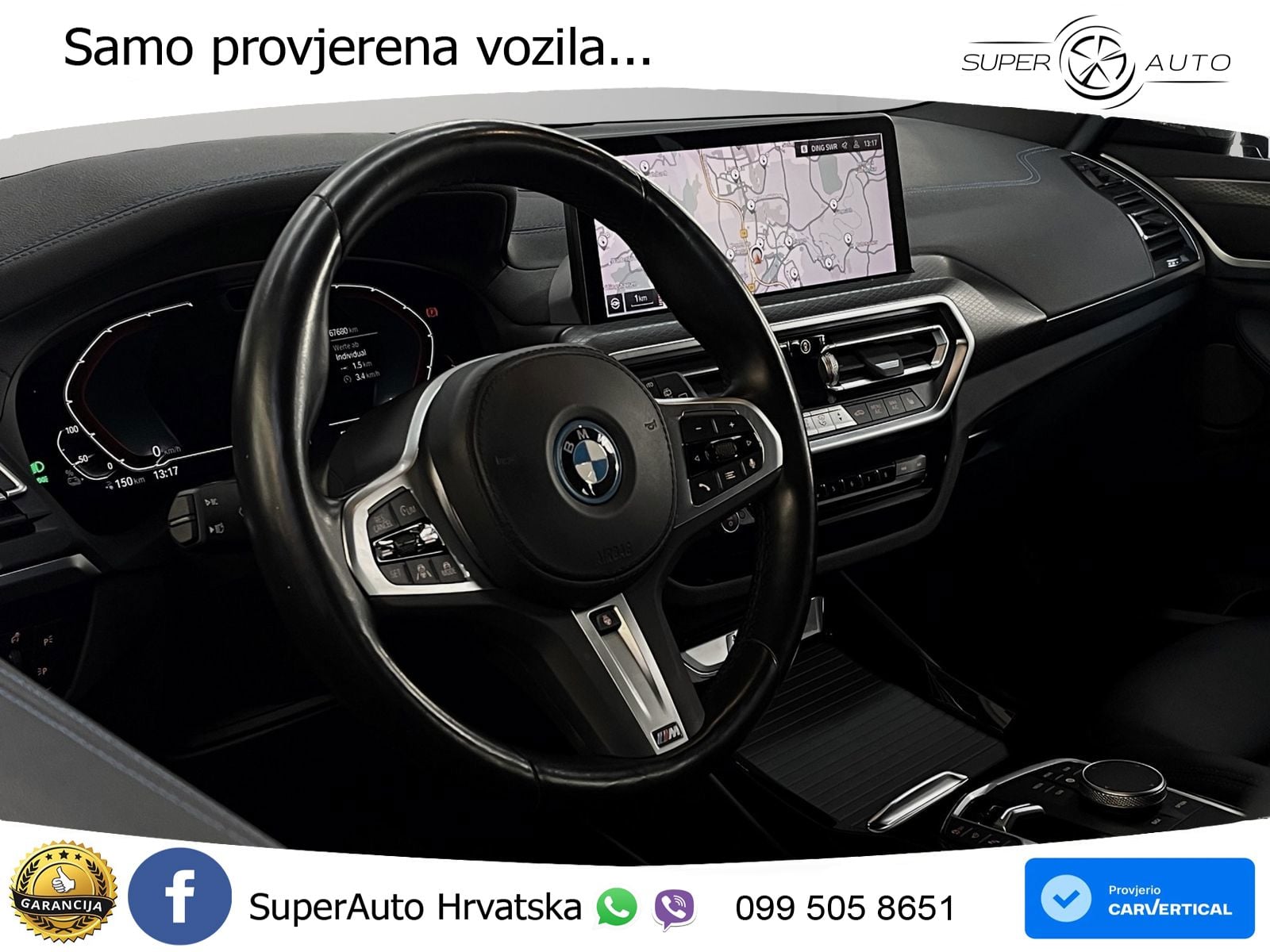 BMW iX3 80 kWh (286 KS) M Sport LED+GR SJED+ACC
