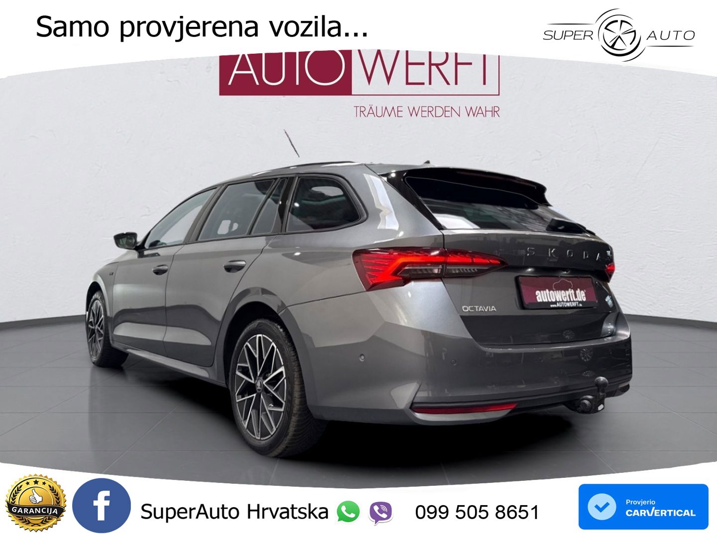 Škoda Octavia Combi 2.0 TDI (150 KS) DSG LED+GR SJED+ACC
