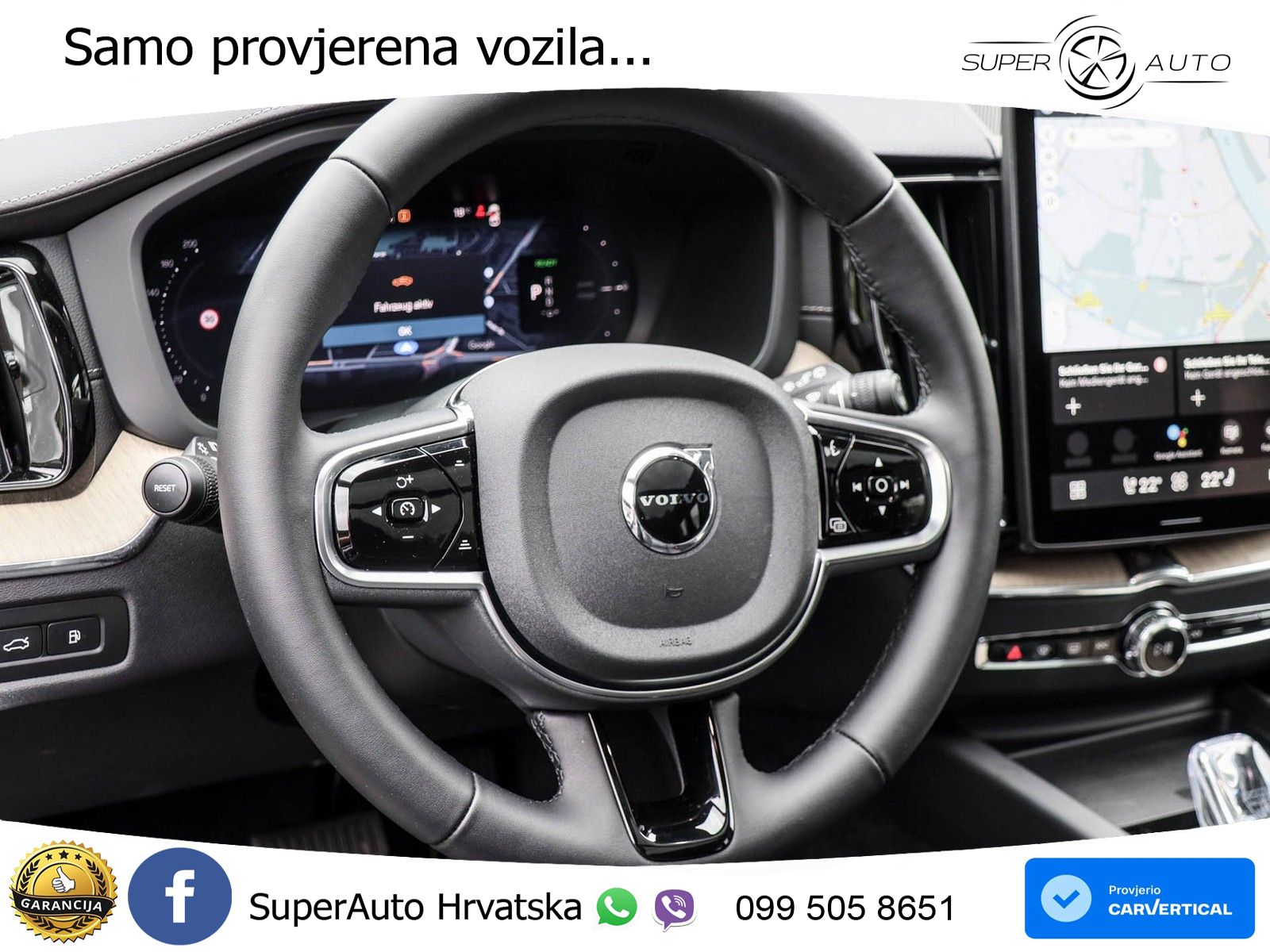 Volvo XC60 T8 AWD Geartronic ZRAČNI+ACC+GR SJED+KAM+PANO