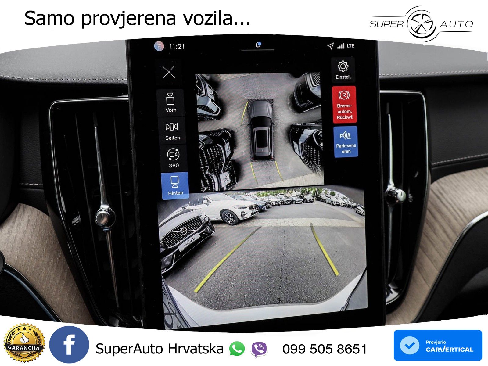 Volvo XC60 T8 AWD Geartronic ZRAČNI+ACC+GR SJED+KAM+PANO