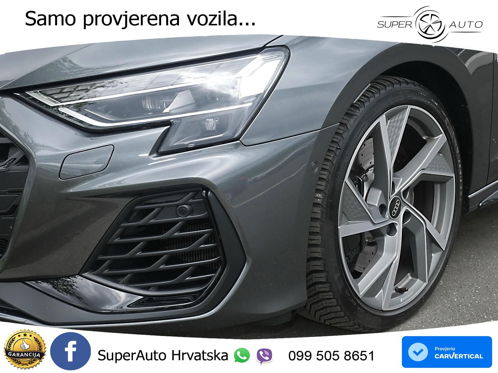 Audi S3 2.0 TFSI (333 KS) quattro S tronic LED+GR SJED+ACC