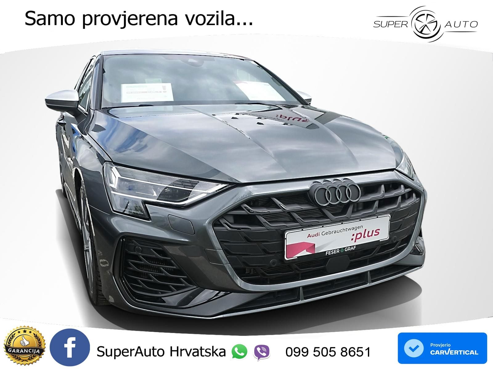 Audi S3 2.0 TFSI (333 KS) quattro S tronic LED+GR SJED+ACC