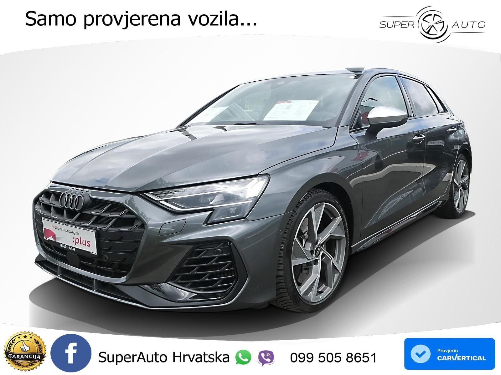 Audi S3 2.0 TFSI (333 KS) quattro S tronic LED+GR SJED+ACC