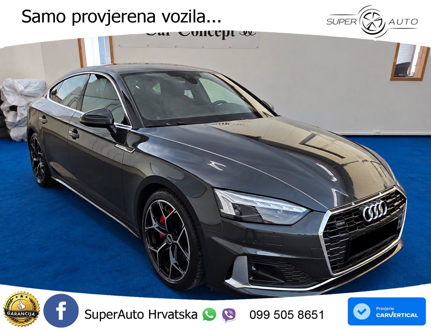 Audi A5 Sportback 45 TFSI (265 KS) quattro S tronic 2x S line