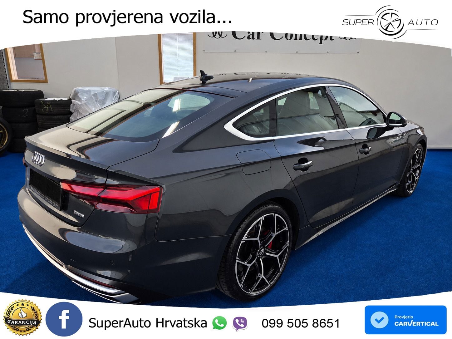 Audi A5 Sportback 45 TFSI (265 KS) quattro S tronic 2x S line