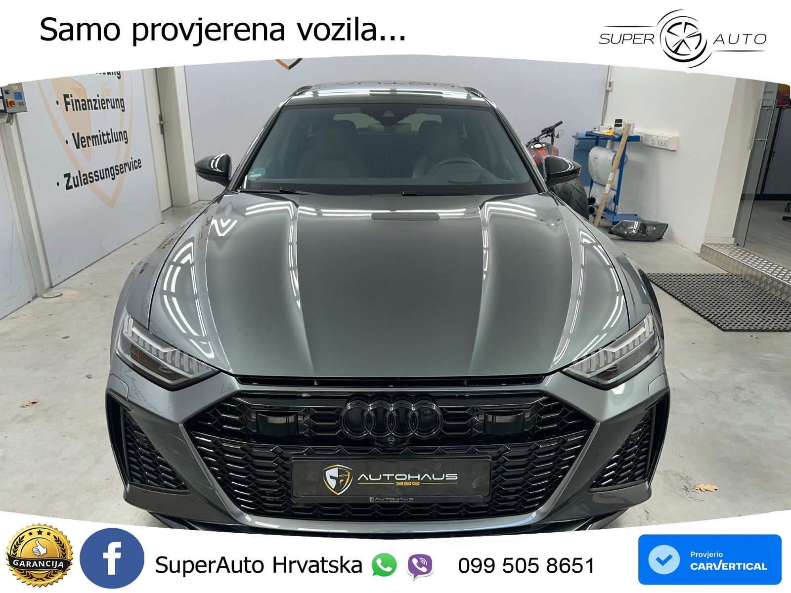 Audi RS6 Avant 4.0 TFSI V8 performance (630 KS)  quattro tiptronic ACC+HEAD+4xGR SJED+360+PANO