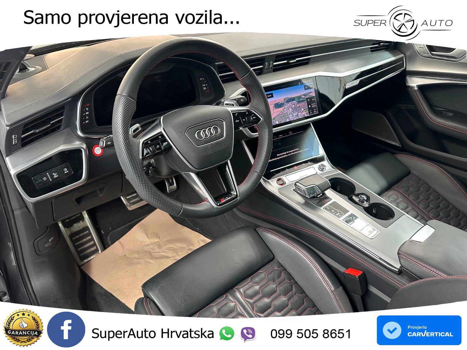 Audi RS6 Avant 4.0 TFSI V8 performance (630 KS)  quattro tiptronic ACC+HEAD+4xGR SJED+360+PANO