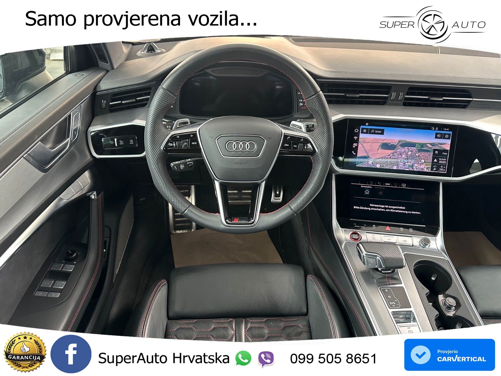 Audi RS6 Avant 4.0 TFSI V8 performance (630 KS)  quattro tiptronic ACC+HEAD+4xGR SJED+360+PANO