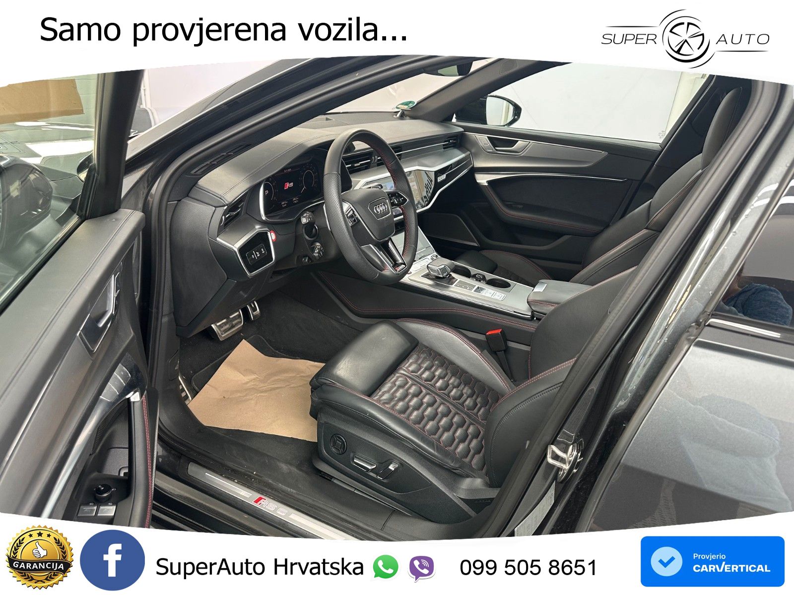Audi RS6 Avant 4.0 TFSI V8 performance (630 KS)  quattro tiptronic ACC+HEAD+4xGR SJED+360+PANO