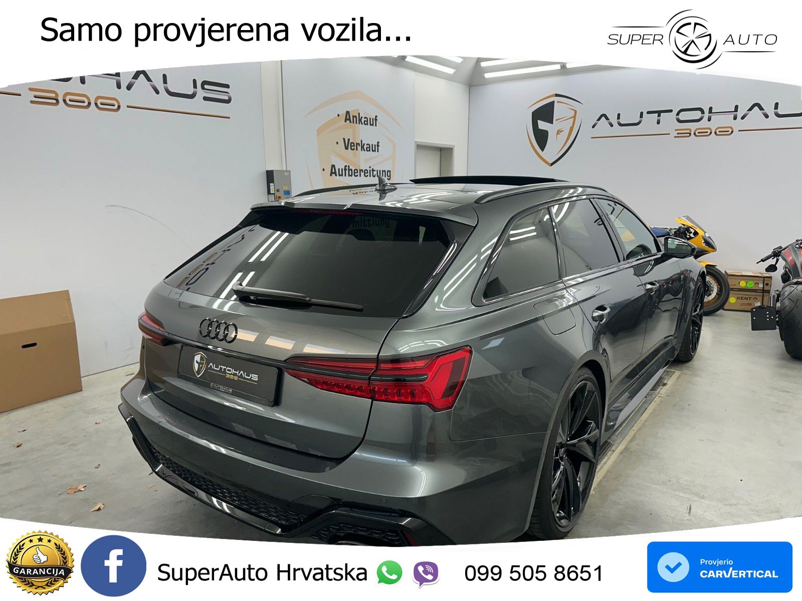 Audi RS6 Avant 4.0 TFSI V8 performance (630 KS)  quattro tiptronic ACC+HEAD+4xGR SJED+360+PANO