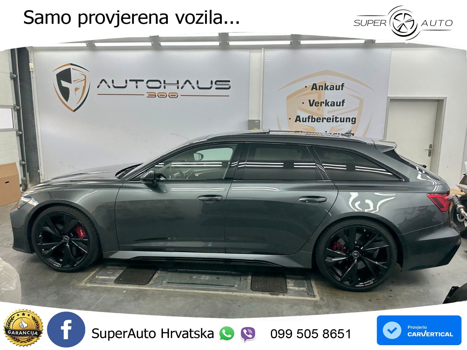 Audi RS6 Avant 4.0 TFSI V8 performance (630 KS)  quattro tiptronic ACC+HEAD+4xGR SJED+360+PANO