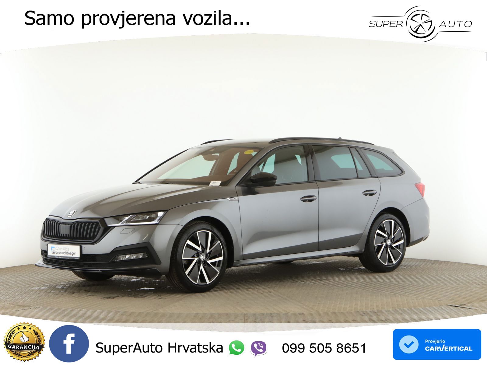 Škoda Octavia Combi 2.0 TDI (150 KS) DSG SportLine LED+GR SJED+ACC