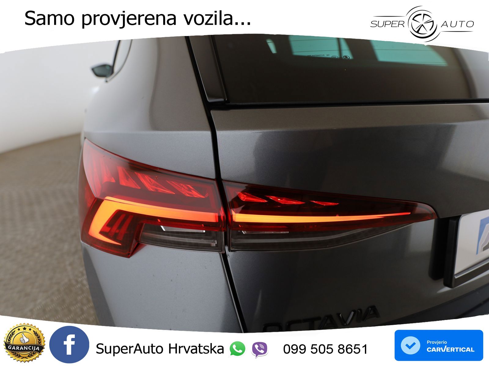 Škoda Octavia Combi 2.0 TDI (150 KS) DSG SportLine LED+GR SJED+ACC