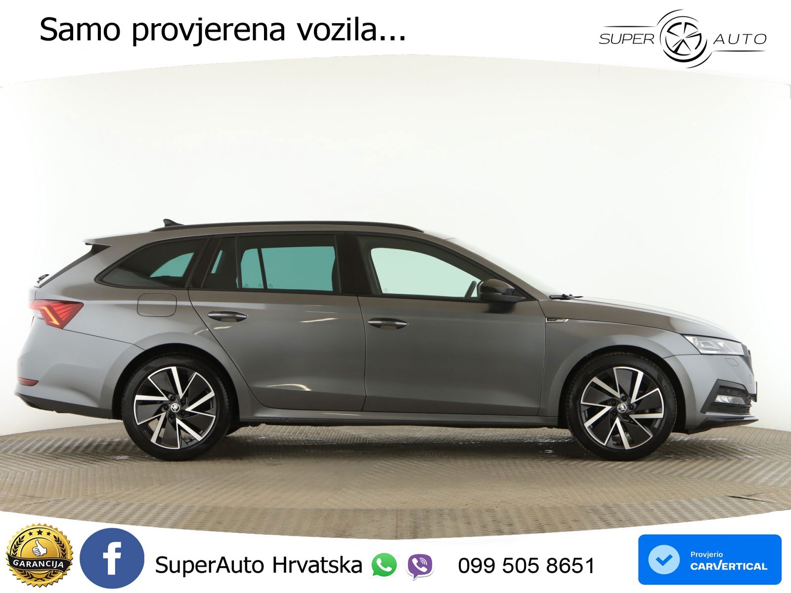 Škoda Octavia Combi 2.0 TDI (150 KS) DSG SportLine LED+GR SJED+ACC