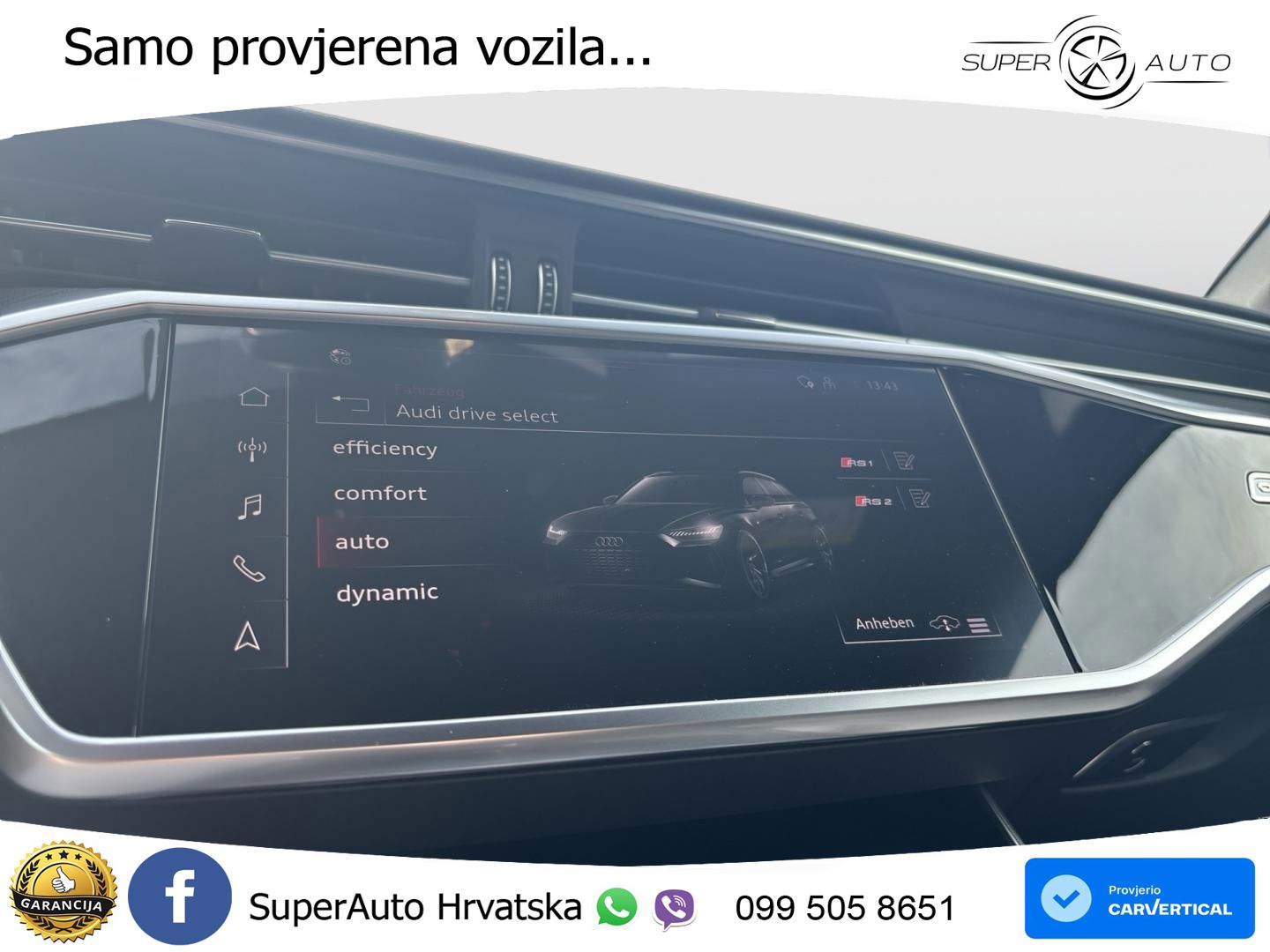 Audi RS6 Avant 4.0 TFSI V8 (600 KS) quattro Tiptronic ZRAČNI+ACC+GR SJED+360
