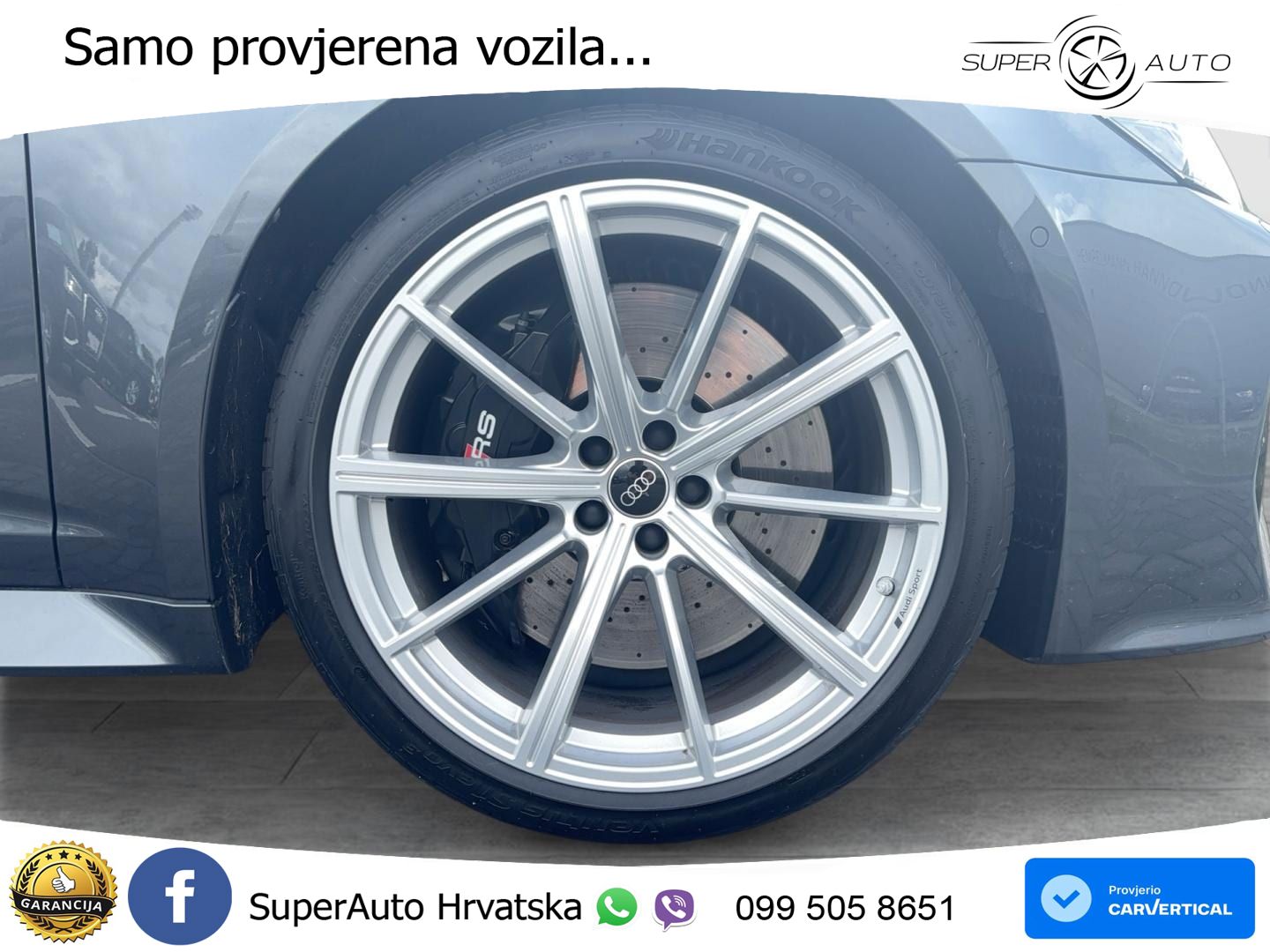 Audi RS6 Avant 4.0 TFSI V8 (600 KS) quattro Tiptronic ZRAČNI+ACC+GR SJED+360