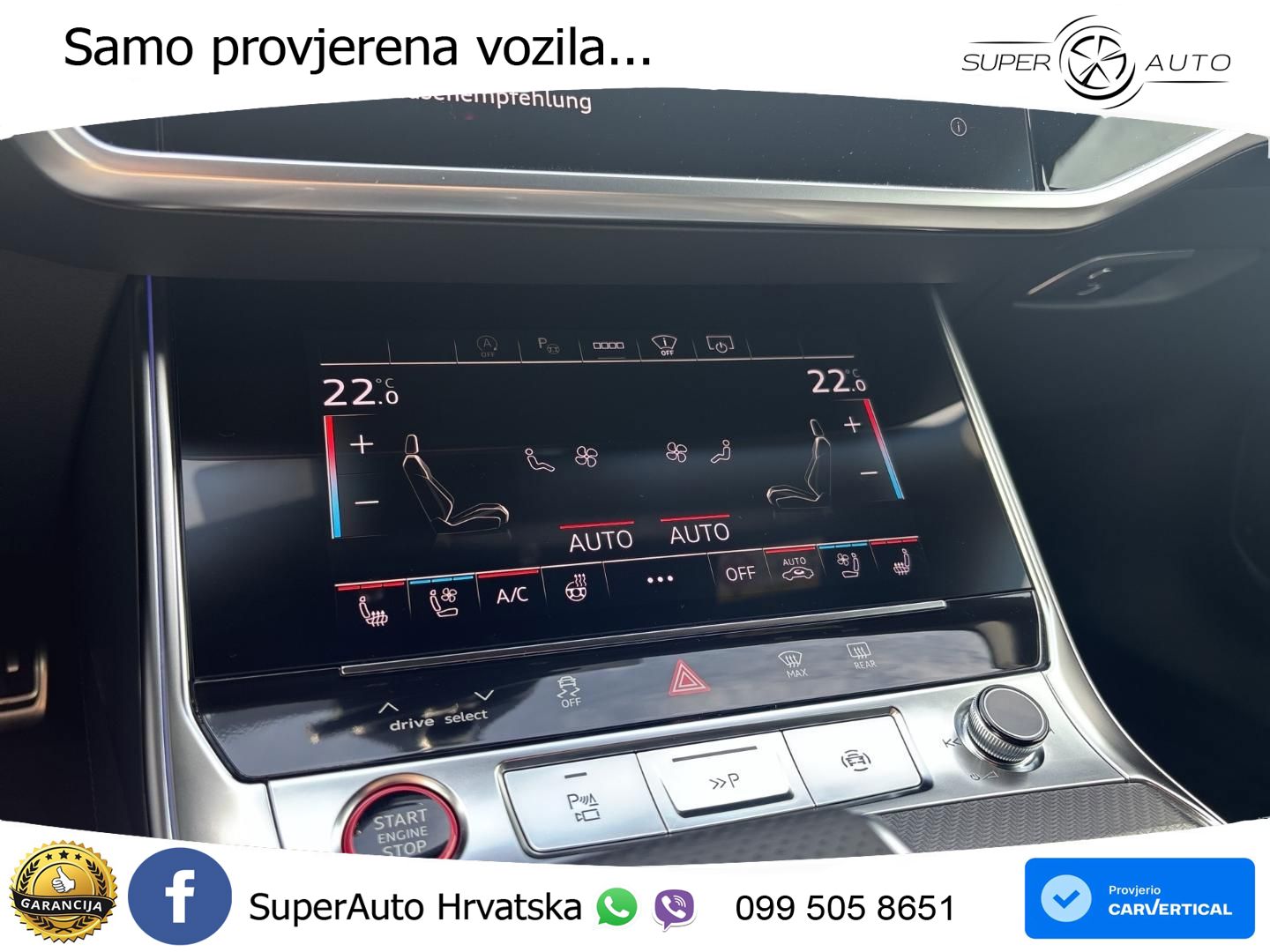Audi RS6 Avant 4.0 TFSI V8 (600 KS) quattro Tiptronic ZRAČNI+ACC+GR SJED+360