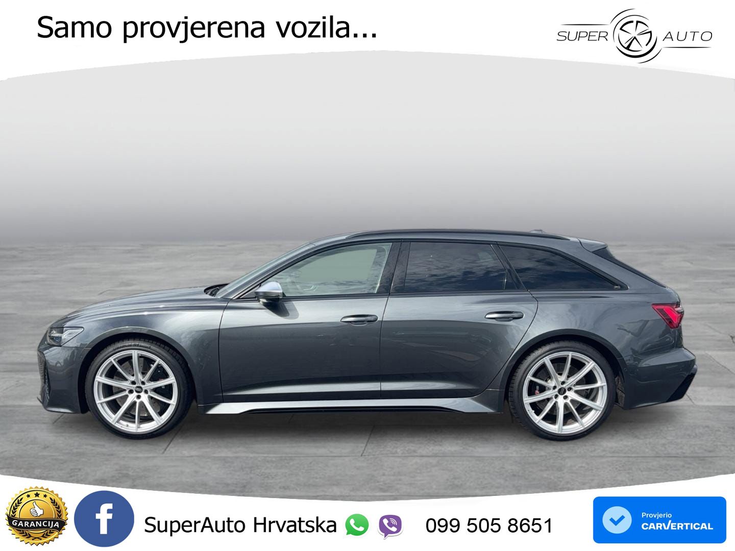 Audi RS6 Avant 4.0 TFSI V8 (600 KS) quattro Tiptronic ZRAČNI+ACC+GR SJED+360