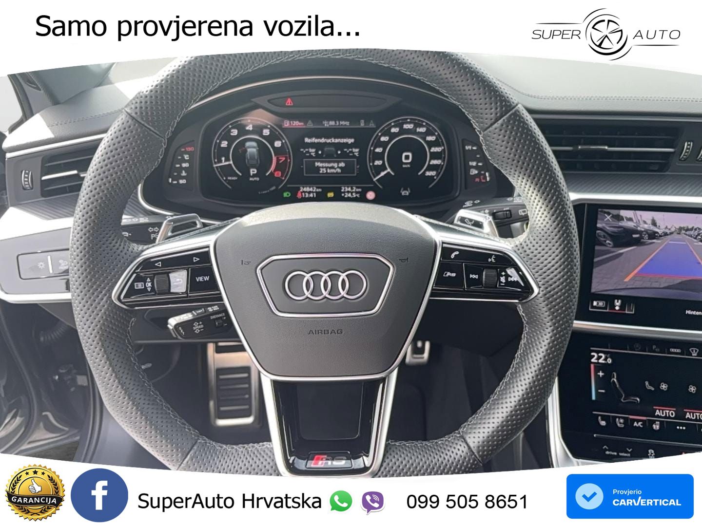 Audi RS6 Avant 4.0 TFSI V8 (600 KS) quattro Tiptronic ZRAČNI+ACC+GR SJED+360