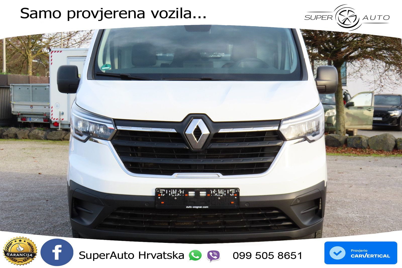 Renault Trafic L1 Navi Klima Kamera LED 2xSortimo-Regale 131 KS