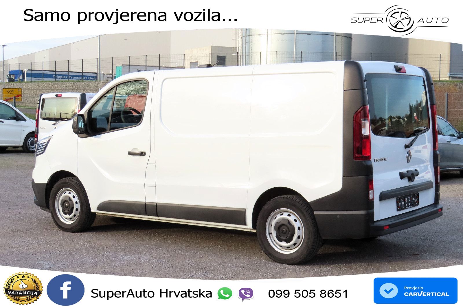 Renault Trafic L1 Navi Klima Kamera LED 2xSortimo-Regale 131 KS