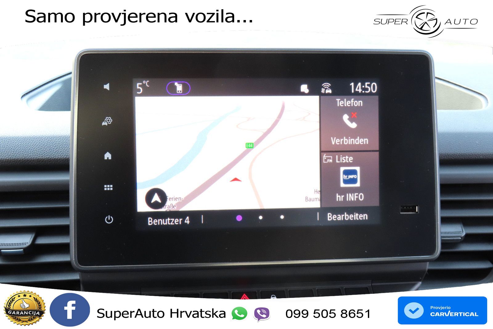 Renault Trafic L1 Navi Klima Kamera LED 2xSortimo-Regale 131 KS