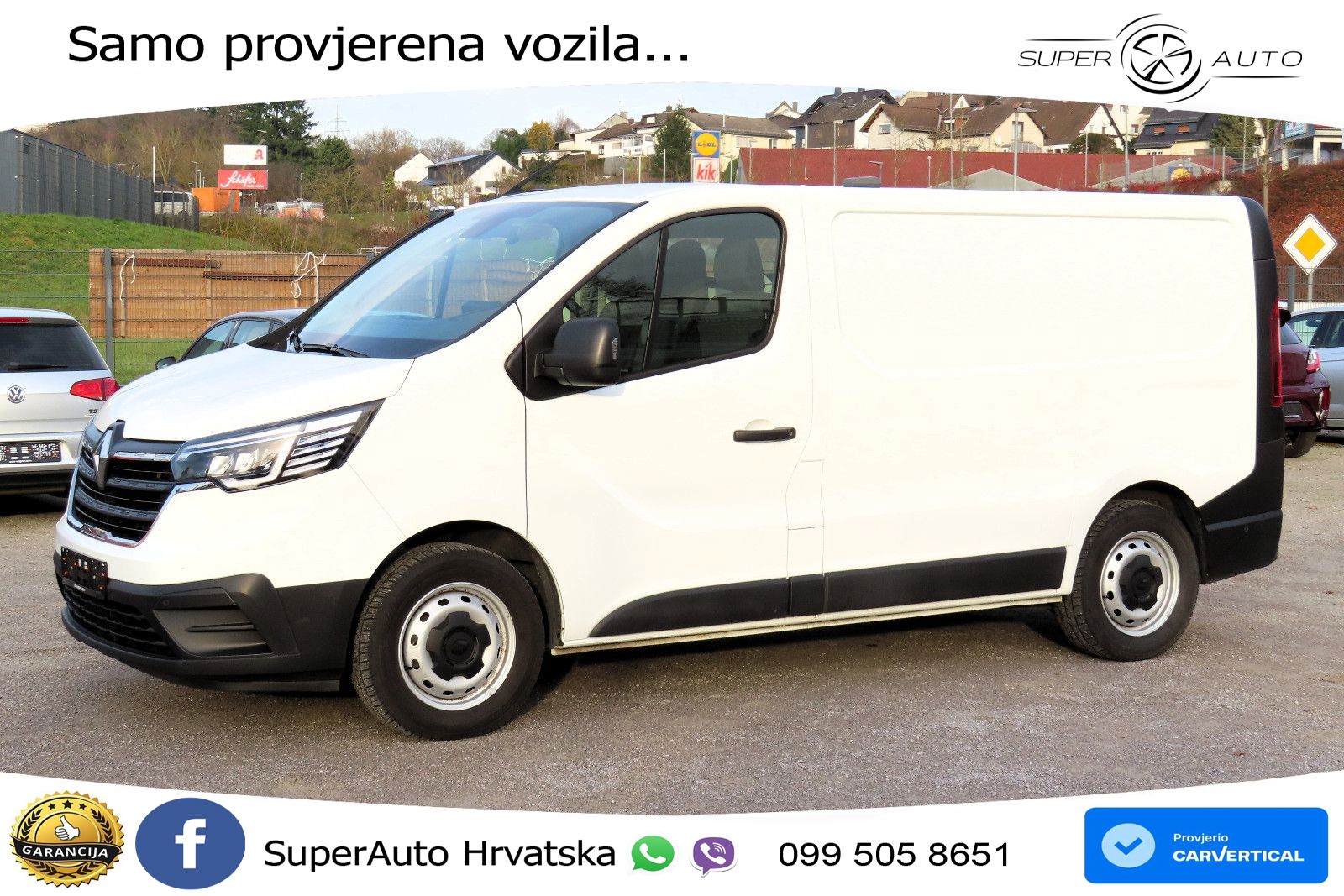 Renault Trafic L1 Navi Klima Kamera LED 2xSortimo-Regale 131 KS