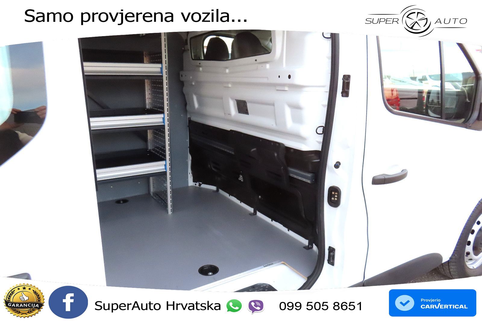 Renault Trafic L1 Navi Klima Kamera LED 2xSortimo-Regale 131 KS
