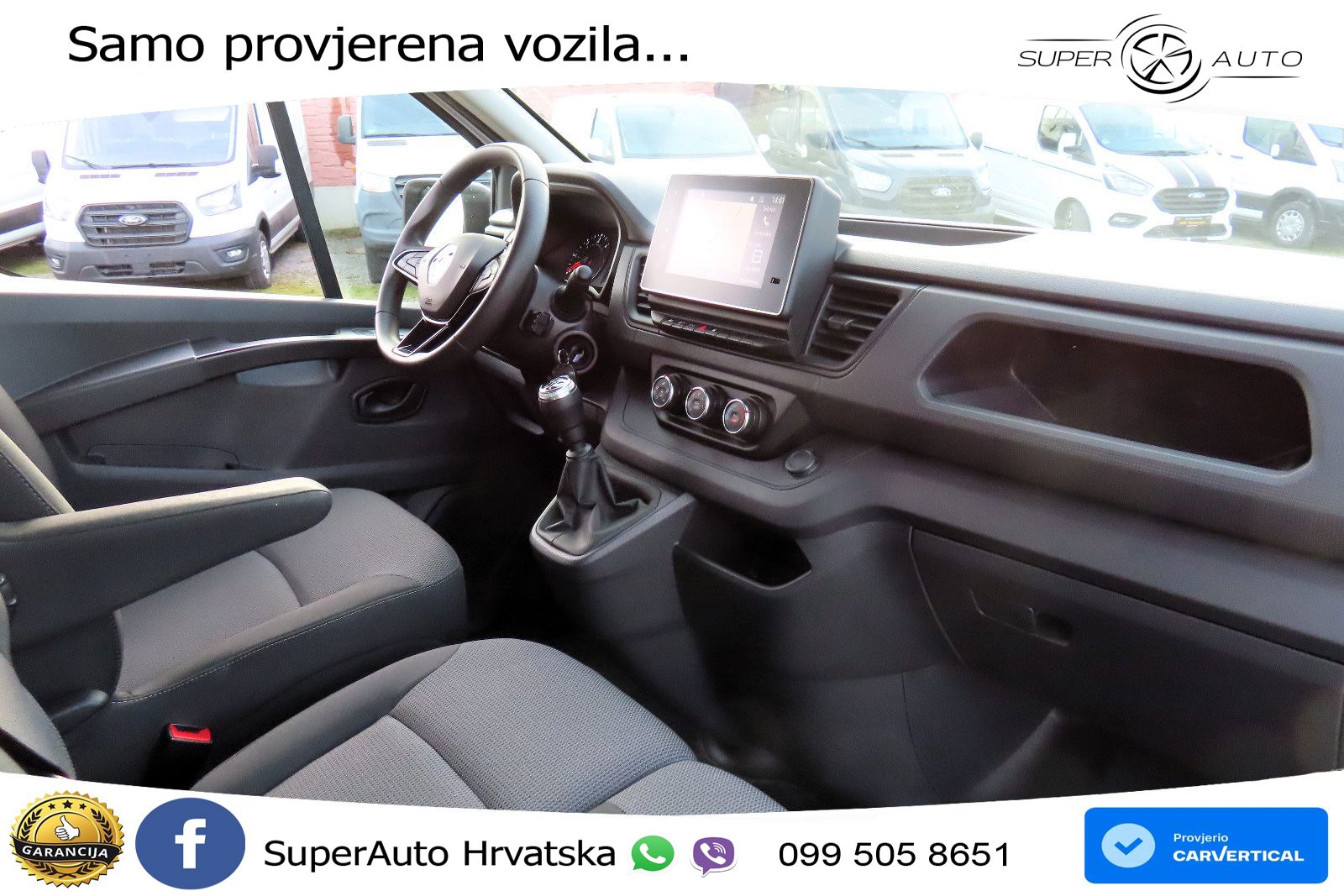 Renault Trafic L1 Navi Klima Kamera LED 2xSortimo-Regale 131 KS