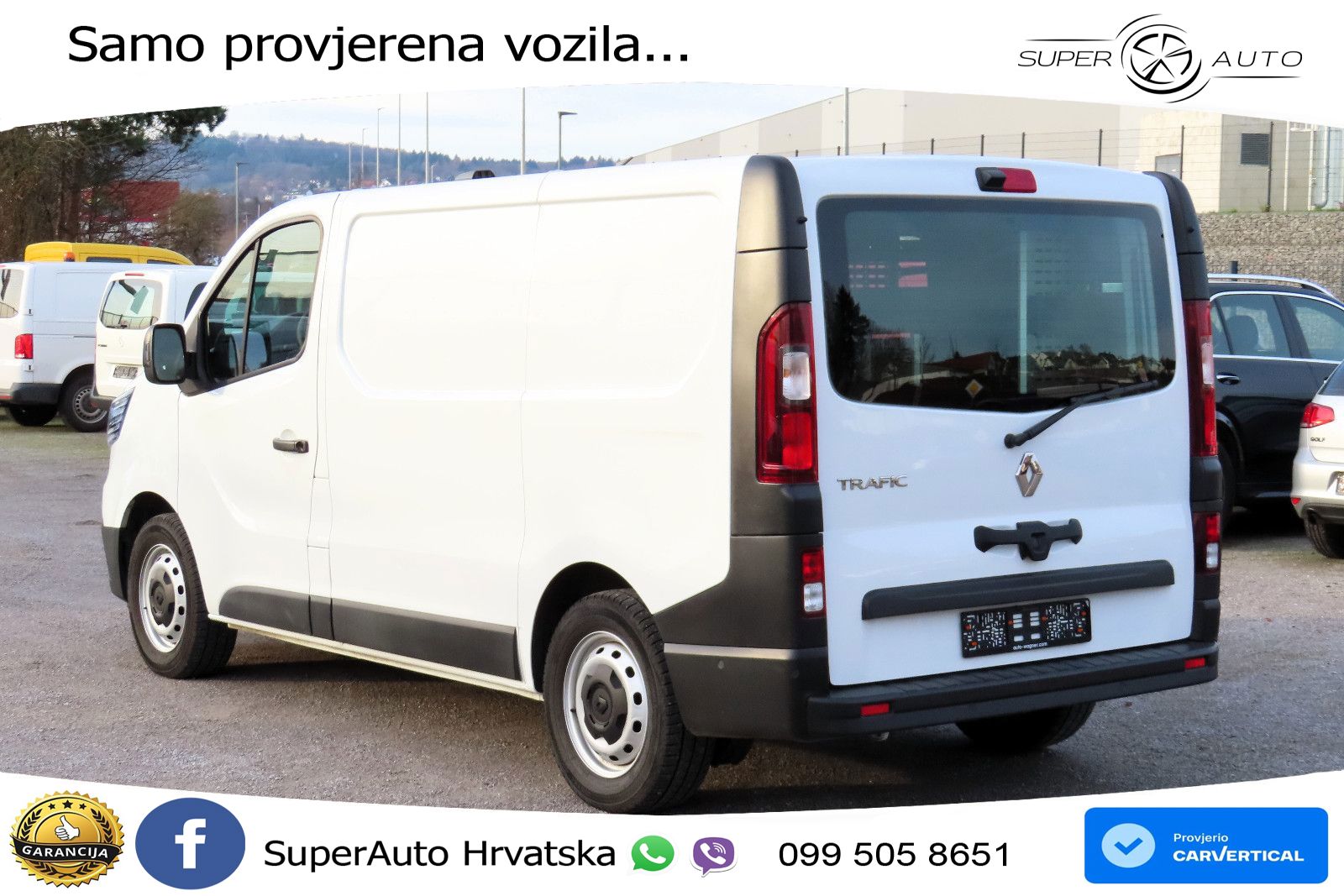 Renault Trafic L1 Navi Klima Kamera LED 2xSortimo-Regale 131 KS