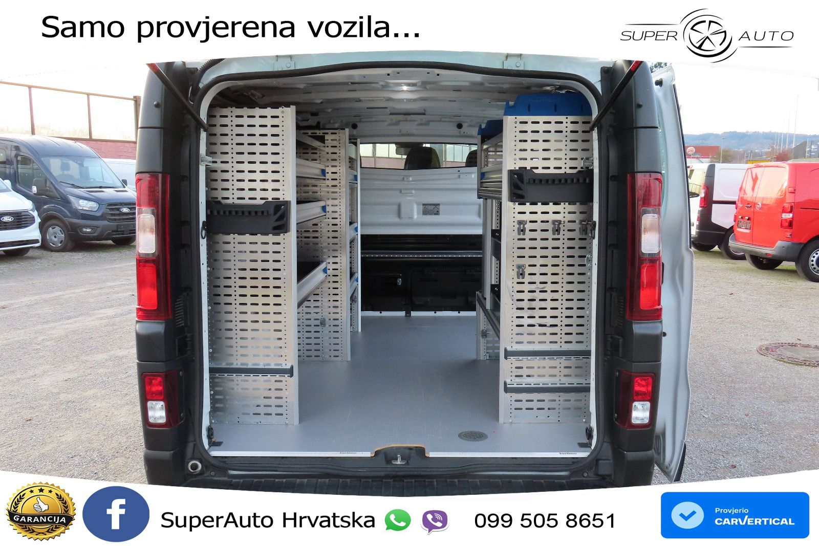 Renault Trafic L1 Navi Klima Kamera LED 2xSortimo-Regale 131 KS