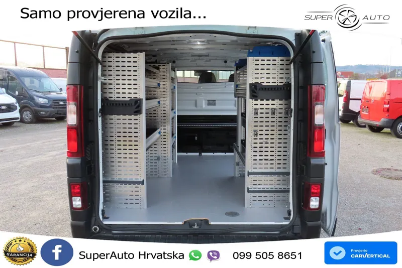 Renault Trafic L1 Navi Klima Kamera LED 2xSortimo-Regale 131 KS