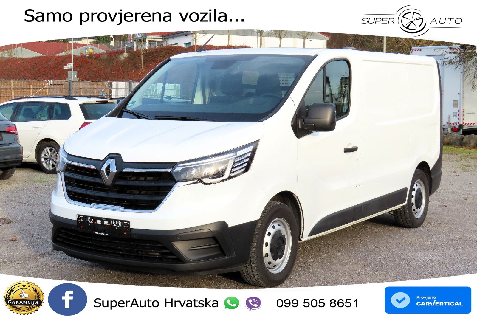 Renault Trafic L1 Navi Klima Kamera LED 2xSortimo-Regale 131 KS