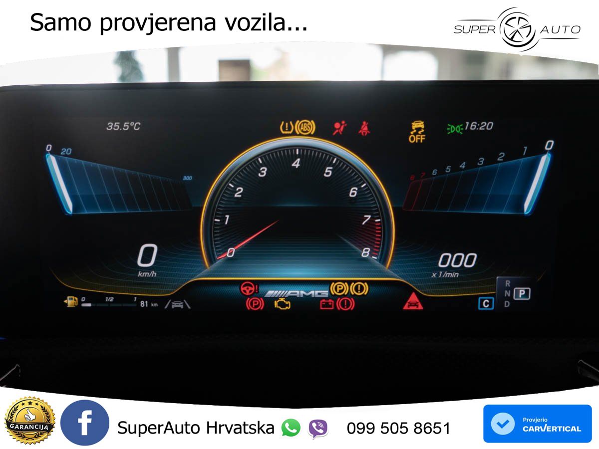 Mercedes-Benz AMG A 45 S 4MATIC+ AMG SPEEDSHIFT DCT 8G LED+GR SJED+ACC