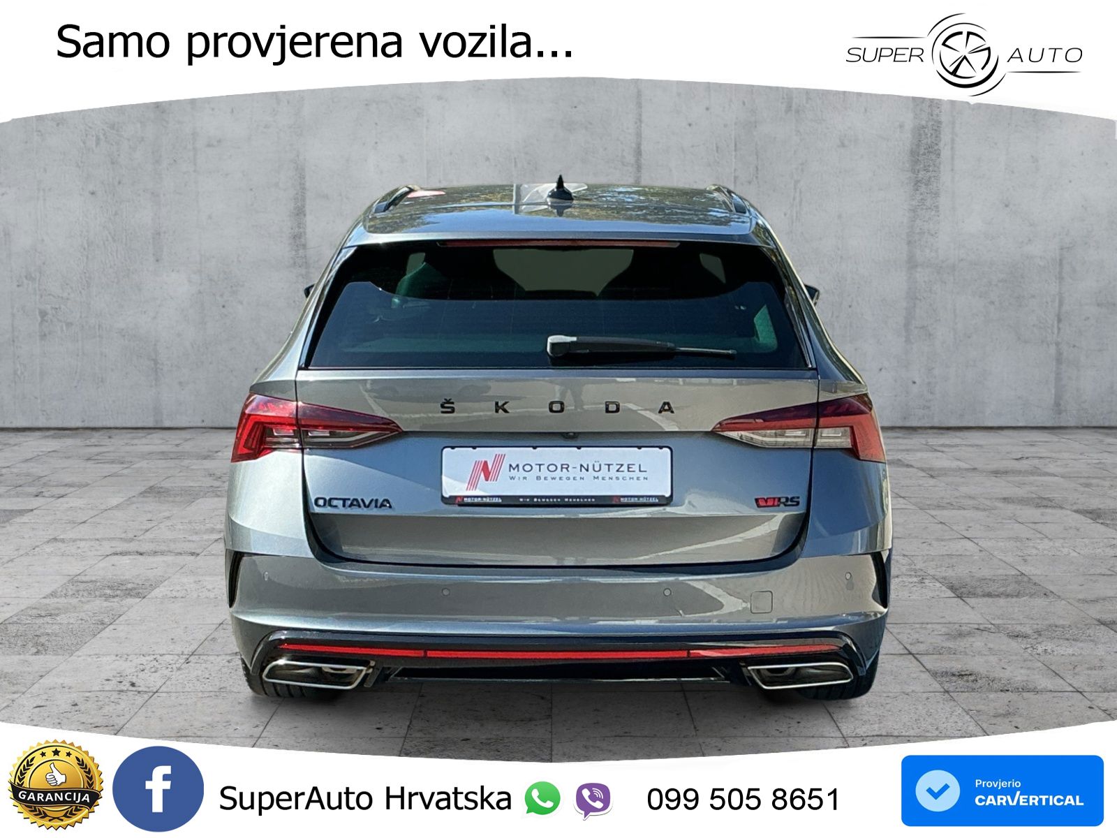 Škoda Octavia Combi RS 2.0 TSI (245 KS) LED+GR SJED+ACC