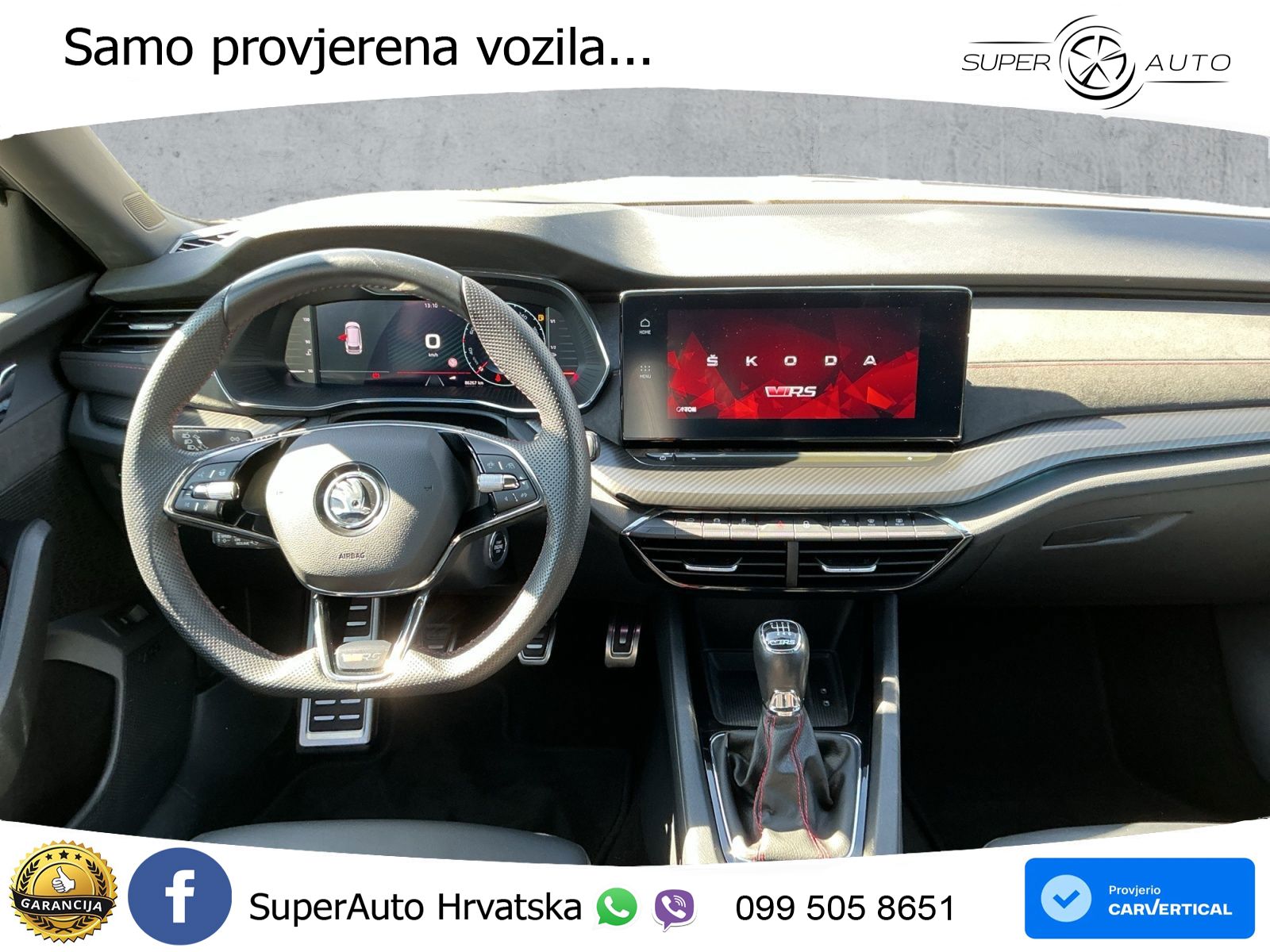 Škoda Octavia Combi RS 2.0 TSI (245 KS) LED+GR SJED+ACC
