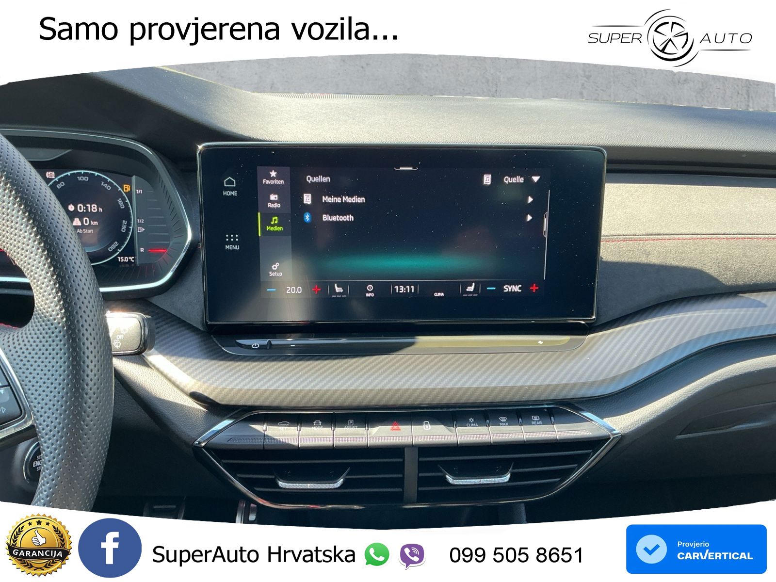 Škoda Octavia Combi RS 2.0 TSI (245 KS) LED+GR SJED+ACC