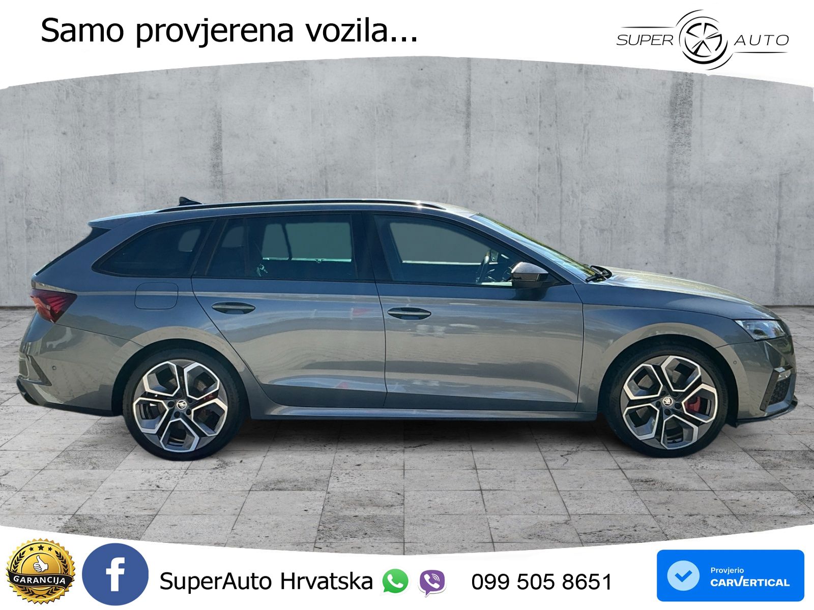 Škoda Octavia Combi RS 2.0 TSI (245 KS) LED+GR SJED+ACC