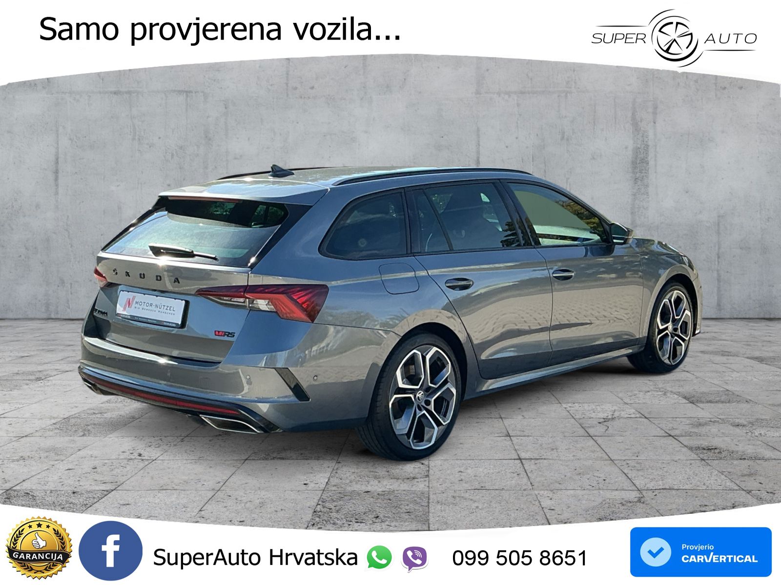 Škoda Octavia Combi RS 2.0 TSI (245 KS) LED+GR SJED+ACC