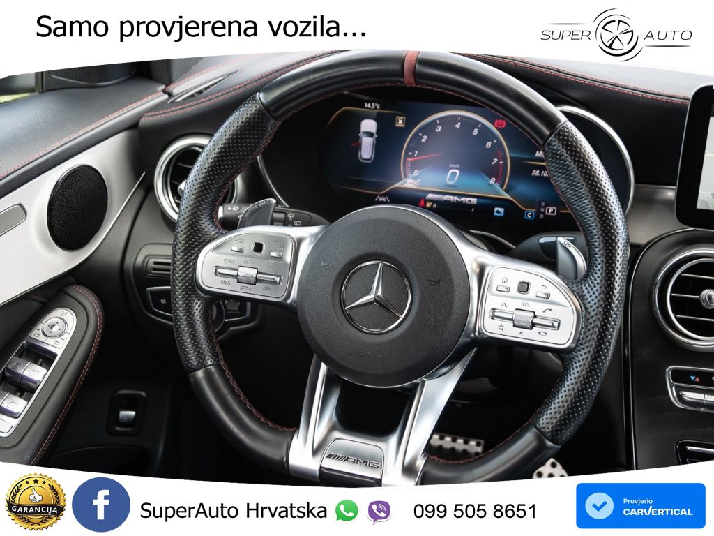 Mercedes AMG GLC 43 V6 (390 KS) 4MATIC TCT ZRAČNI+ACC+GR SJED+360