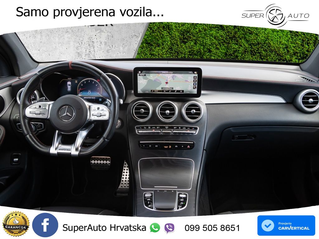 Mercedes AMG GLC 43 V6 (390 KS) 4MATIC TCT ZRAČNI+ACC+GR SJED+360