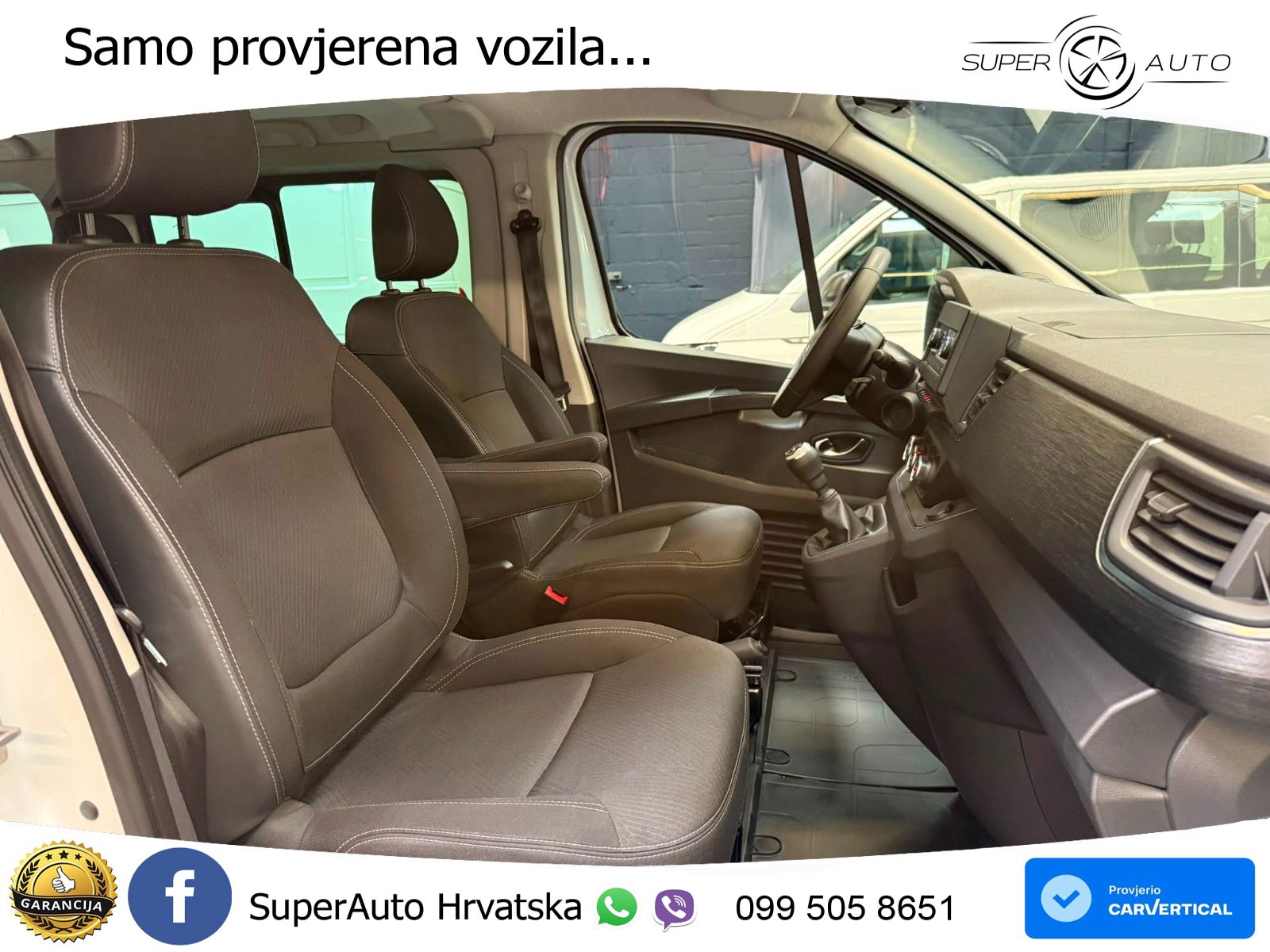 Renault Trafic Kombi L1H1 Life Style 8 Sitze AC LED PDC 110 KS