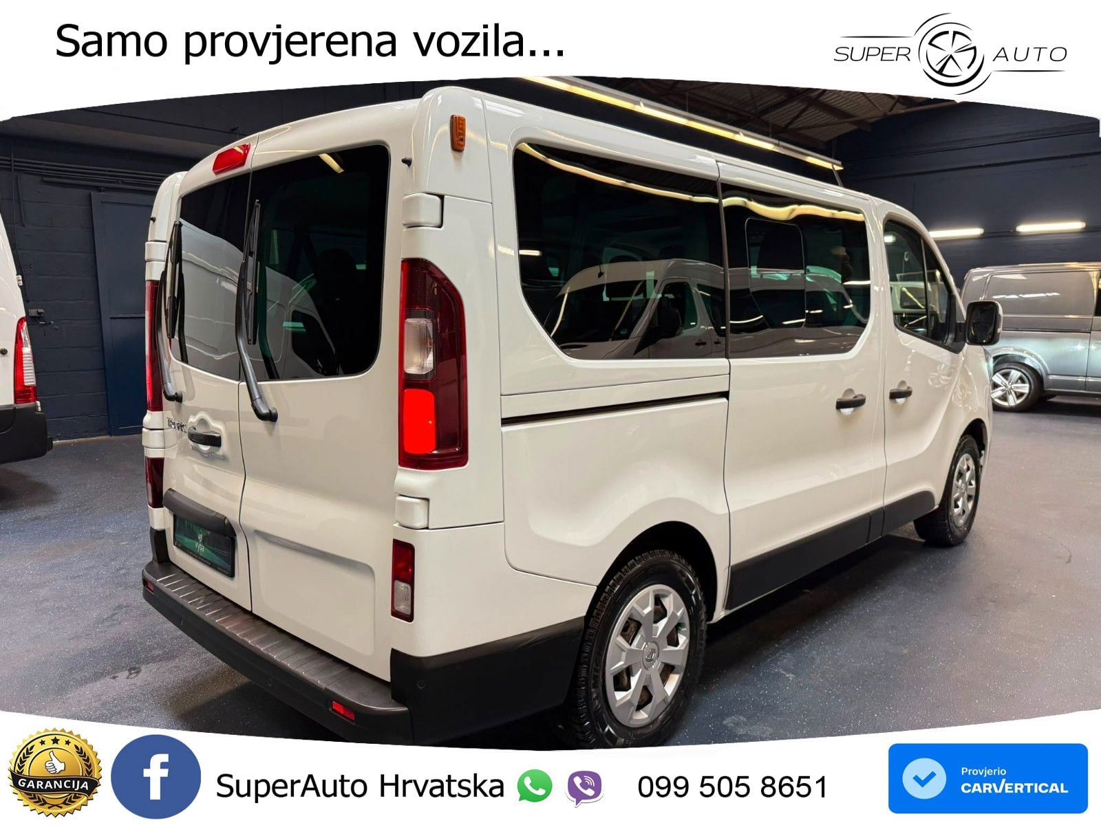 Renault Trafic Kombi L1H1 Life Style 8 Sitze AC LED PDC 110 KS