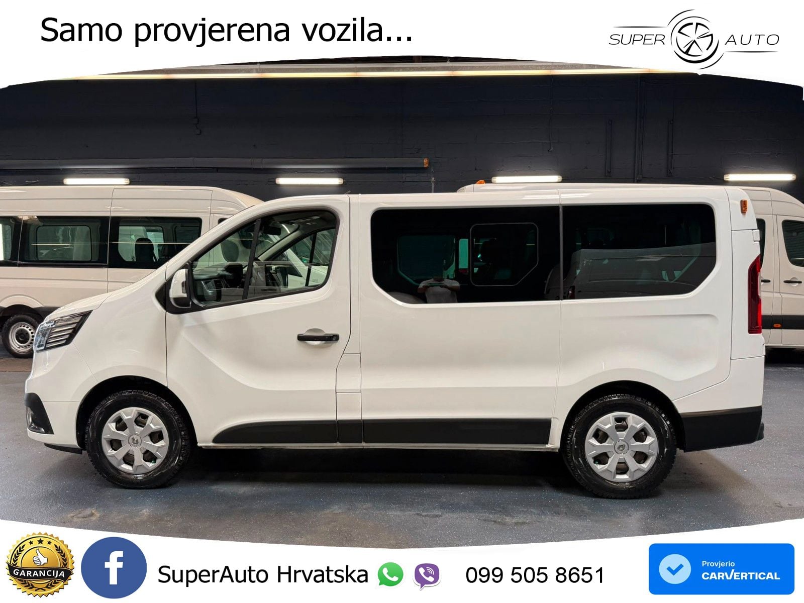 Renault Trafic Kombi L1H1 Life Style 8 Sitze AC LED PDC 110 KS