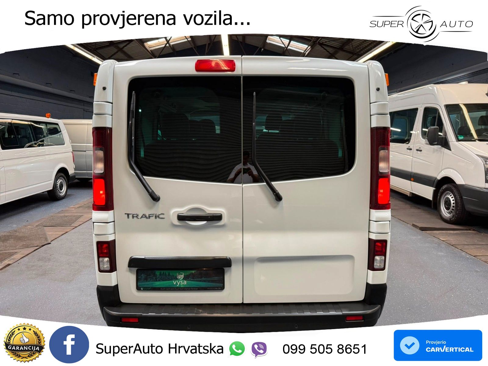 Renault Trafic Kombi L1H1 Life Style 8 Sitze AC LED PDC 110 KS