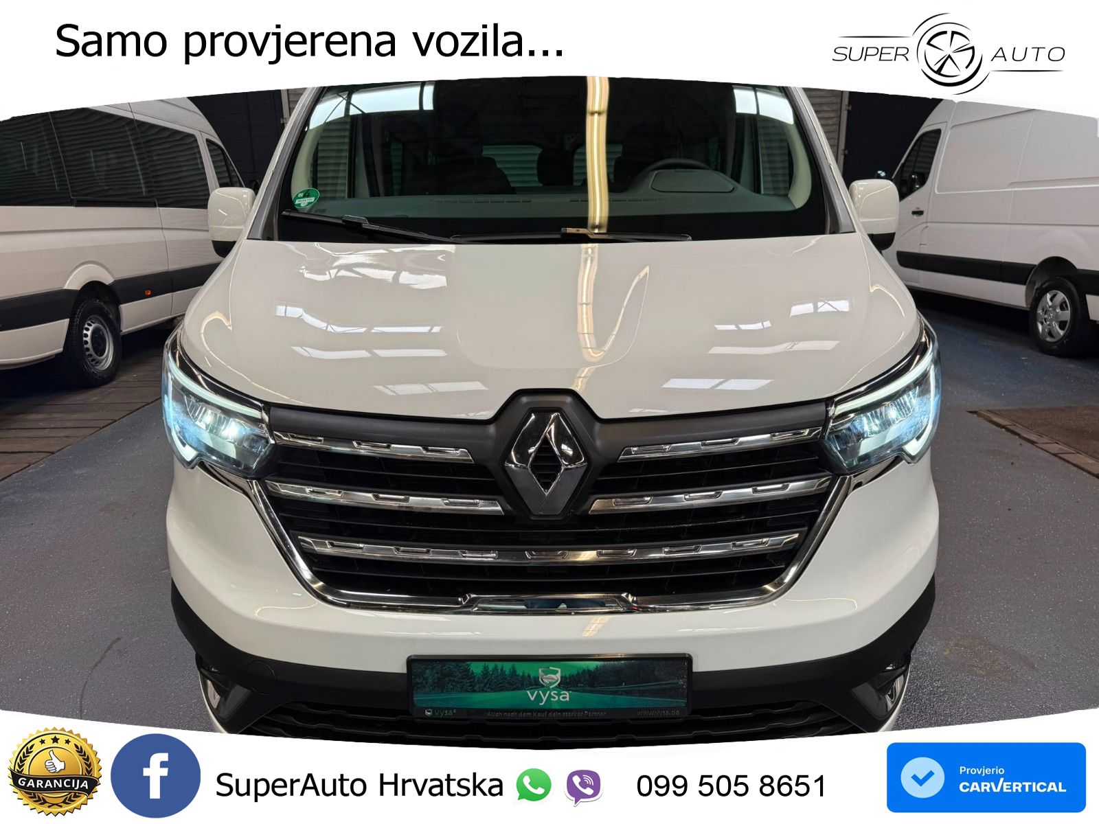 Renault Trafic Kombi L1H1 Life Style 8 Sitze AC LED PDC 110 KS